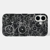 バイクは白黒で模造します Case-Mate iPhoneケース (裏面 (横))