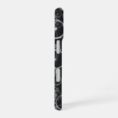 バイクは白黒で模造します iPhone 16ケース (右側面)
