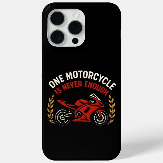 バイクは1台では足りない バイク中毒 Case-Mate iPhoneケース (裏面)