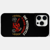 バイクは1台では足りない バイク中毒 Case-Mate iPhoneケース (裏面 (横))