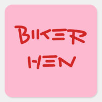 バイクもしくは自転車に乗る人おもしろいのシール
