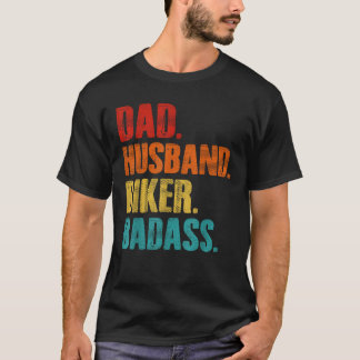 バイクもしくは自転車に乗る人おもしろいオートバイパパギフトからのドーターソン Tシャツ