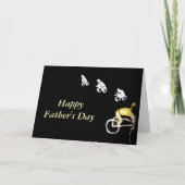 バイクもしくは自転車に乗る人と自転車 カード (正面)