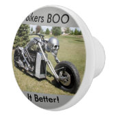 バイクもしくは自転車に乗る人のブーイングそれよりよく骨組オートバイのノブ セラミックノブ (右)