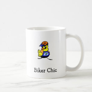 バイクもしくは自転車に乗る人の上品のマグ コーヒーマグカップ