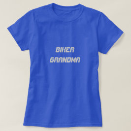 バイクもしくは自転車に乗る人の祖母 Tシャツ