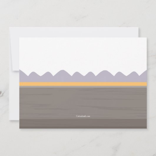 バイクもしくは自転車に乗る人の誕生日のパーティの招待状 招待状 (裏面)