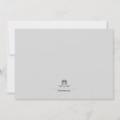 バイクもしくは自転車に乗る人の誕生日の写真の招待状 招待状 (裏面)