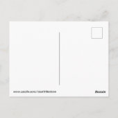 バイクもしくは自転車に乗る人はがき ポストカード (裏面)