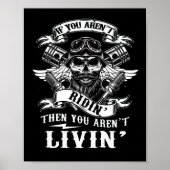 バイクもしくは自転車に乗る人はリジンではない'バイクグランジは ポスター (正面)