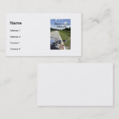 バイクもしくは自転車に乗る人を監視して下さい 名刺 (正面/裏面)