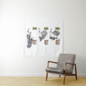 バイクもしくは自転車に乗る人アットミュージアムタペストリー タペストリー (インサイチュ(横))