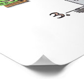 バイクもしくは自転車に乗る人アットミュージアムマットポスター ポスター (角)