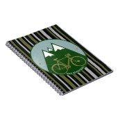 バイクもしくは自転車に乗る人アドベンチャー,山 ノートブック (右側)