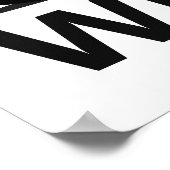 バイクもしくは自転車に乗る人ウェルカムサイン ポスター (角)