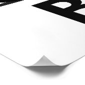 バイクもしくは自転車に乗る人ウェルカムサイン ポスター (角)