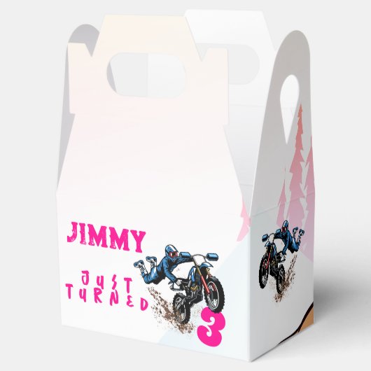 バイクもしくは自転車に乗る人キッドダートスタントバイク誕生日の愛用ボックス フェイバーボックス (オープン)