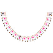 バイクもしくは自転車に乗る人キッドダートスタントバイク誕生日バンティングフラグ バンティングフラッグ (全)