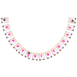 バイクもしくは自転車に乗る人キッドダートスタントバイク誕生日バンティングフラグ バンティングフラッグ