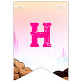 バイクもしくは自転車に乗る人キッドダートスタントバイク誕生日バンティングフラグ バンティングフラッグ (第2の旗)