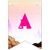 バイクもしくは自転車に乗る人キッドダートスタントバイク誕生日バンティングフラグ バンティングフラッグ (第3の旗)