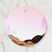 バイクもしくは自転車に乗る人キッドダートスタントバイク誕生日メッセージカード フェイバータグ (裏面)