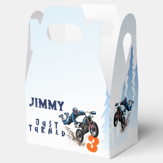 バイクもしくは自転車に乗る人キッドダートスタントバイク誕生日 フェイバーボックス (オープン)