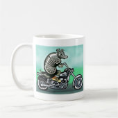 バイクもしくは自転車に乗る人クラブディロ コーヒーマグカップ (左)