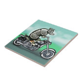 バイクもしくは自転車に乗る人クラブディロ タイル (側面)