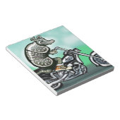 バイクもしくは自転車に乗る人クラブディロ ノートパッド (アングル)