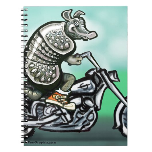 バイクもしくは自転車に乗る人クラブディロ ノートブック (正面)