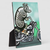 バイクもしくは自転車に乗る人クラブディロ フォトプラーク (側面)