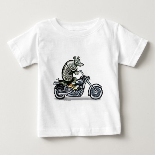 バイクもしくは自転車に乗る人クラブディロ ベビーTシャツ (正面)