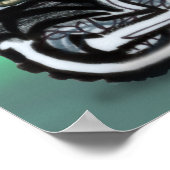 バイクもしくは自転車に乗る人クラブディロ ポスター (角)