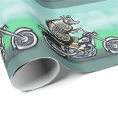 バイクもしくは自転車に乗る人クラブディロ ラッピングペーパー (ロールコーナー)