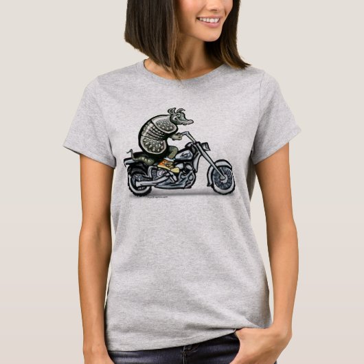 バイクもしくは自転車に乗る人クラブディロ Tシャツ (正面)