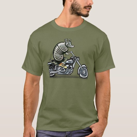バイクもしくは自転車に乗る人クラブディロ Tシャツ (正面)