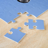 バイクもしくは自転車に乗る人ゴリラ喫煙喫煙シガーアニマルアート ジグソーパズル (側面)