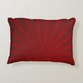 バイクもしくは自転車に乗る人サンタクリスマス装飾用クッション16インチx 12インチ アクセントクッション (裏面)