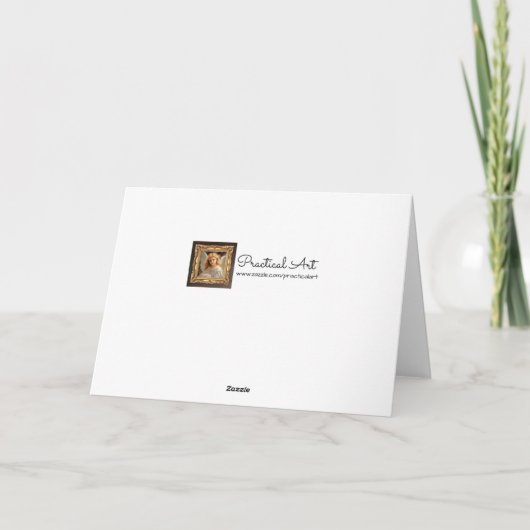 バイクもしくは自転車に乗る人サンタクリスマス カード (裏面)