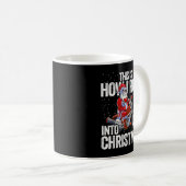 バイクもしくは自転車に乗る人サンタクロースメンボーイズオートバイバイクCh コーヒーマグカップ (正面右)