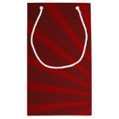 バイクもしくは自転車に乗る人サンタ抱き枕 スモールペーパーバッグ (裏面)