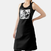 バイクもしくは自転車に乗る人シェフのエプロン エプロン (インサイチュ)