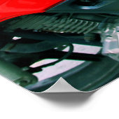 バイクもしくは自転車に乗る人ズローバルセロナ,スペインのポスター ポスター (角)