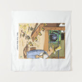 バイクもしくは自転車に乗る人チクスタペストリー タペストリー (正面(横))