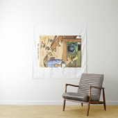 バイクもしくは自転車に乗る人チクスタペストリー タペストリー (インサイチュ(横))