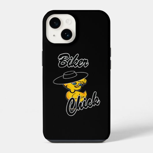 バイクもしくは自転車に乗る人チック#4 iPhoneケース (裏面)