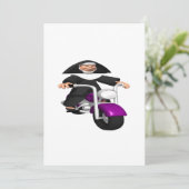 バイクもしくは自転車に乗る人ヌン 招待状 (スタンド正面)