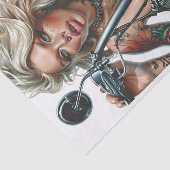 バイクもしくは自転車に乗る人バベ14 薄葉紙 (詳細)