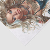 バイクもしくは自転車に乗る人バベ15 薄葉紙 (詳細)